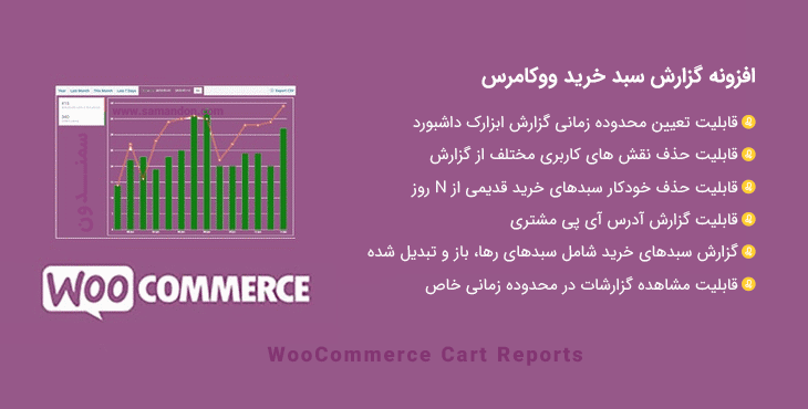 افزونه گزارش سبد خرید ووکامرس | WooCommerce Cart Reports