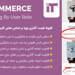افزونه قیمت گذاری پویا بر اساس نقش کاربری | Woocommerce Dynamic Pricing By User Role