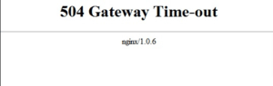 خطای 504 Gateway زمان ذخیره صفحات در المنتور