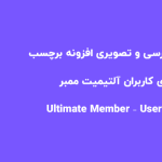 آموزش فارسی و تصویری افزونه Ultimate Member – User Tags