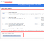 جایگذاری تنظیمات (Client OAuth Login) در فیس بوک برای دکان