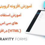 آموزش استفاده از انتخابگر های سی اس اس فیلد (HTML) در افزونه گرویتی فرمز