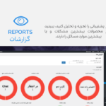 تولید گزارشات کامل در مورد تیکت ها در پلاگین سیستم جامع پشتیبانی وردپرس توتال دسک