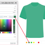 استفاده از سواچ های رنگی برای نمایش رنگ های موجود در افزونه سواچزهای متغیر(رنگ، تصویر، لیبل) محصول ووکامرس