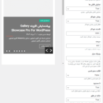 پارامترهای اسلایدر در افزونه WP Responsive Recent Post Slider Pro