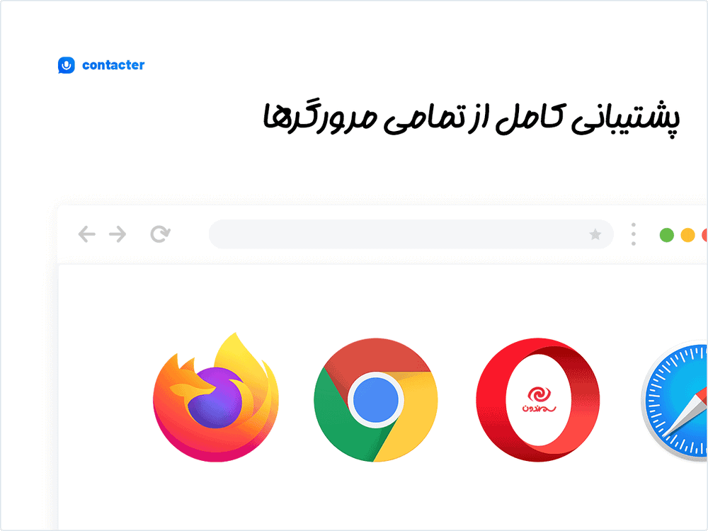 پشتیبانی از مرورگر ها در افزونه کنتاکتر | فرم ارسال پیام های صوتی برای وردپرس