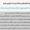 افزونه فیلدهای رمزگذاری شده گرویتی فرمز | Gravity Forms Encrypted Fields