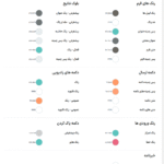 تنظیمات استایل افزونه MWP WordPress Diet Calorie Calculator