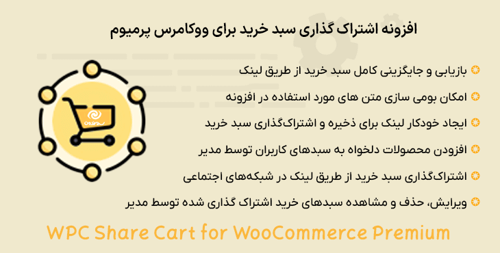 افزونه اشتراک گذاری سبد خرید برای ووکامرس پرمیوم | WPC Share Cart for WooCommerce Premium
