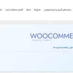 وضعیت در افزونه ووکامرس کسب و کار به کسب و کار