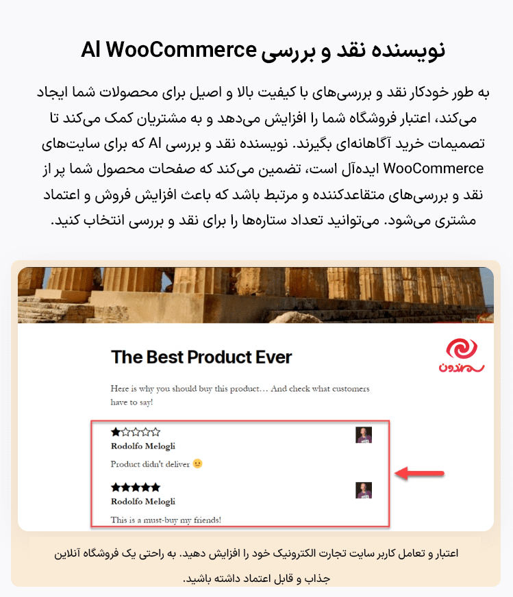 نویسنده نقد در افزونه Aimogen Pro