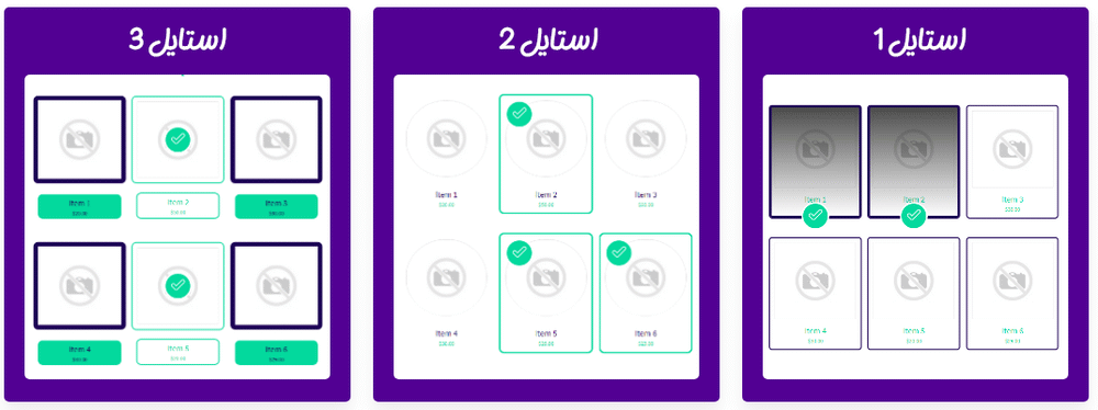 استایل های افزونه WooCommerce Order Builder | Combo Products & Extra Options
